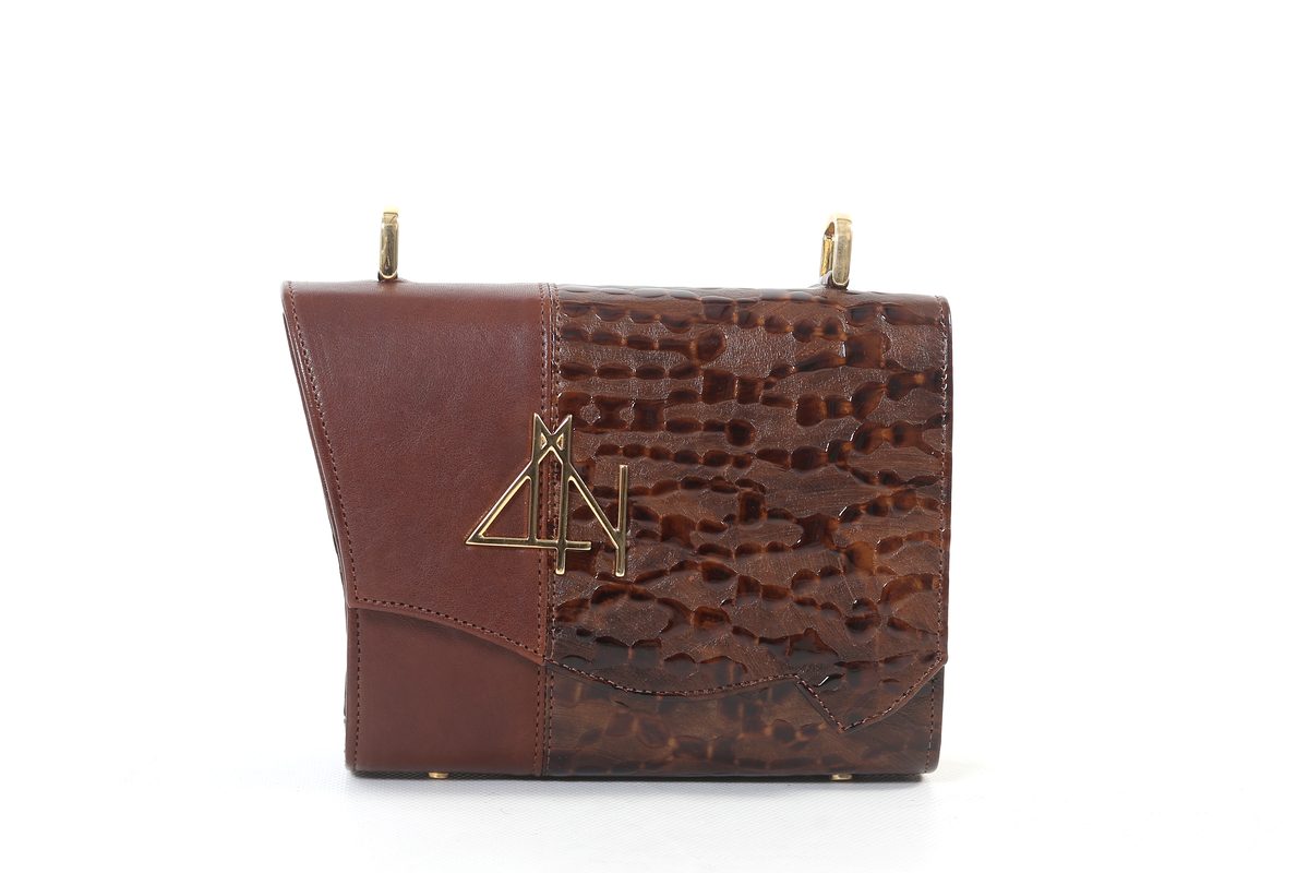 4NIGHT'S 6156 DUAL - Imperfection Brown Leather Bag