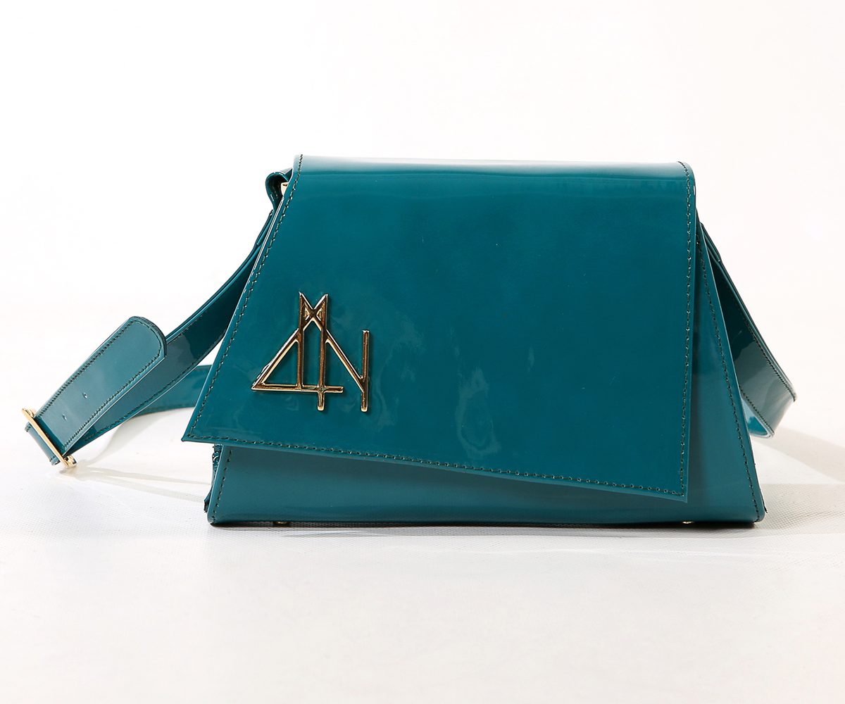4NIGHT'S 6159 SKY - Dark Green Leather Bag