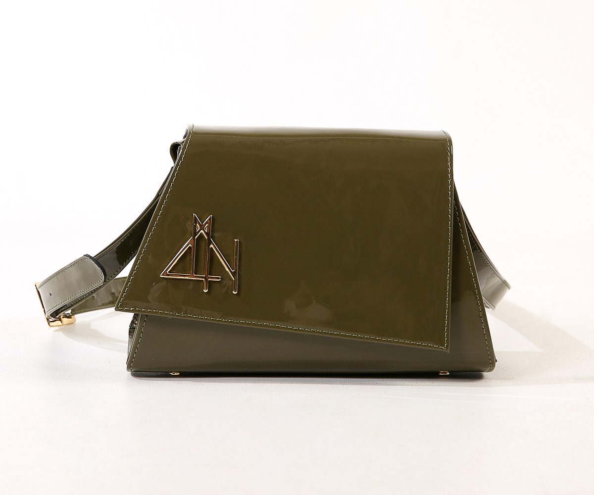 4NIGHT'S 6159 SKY - Olive Army Leather Bag