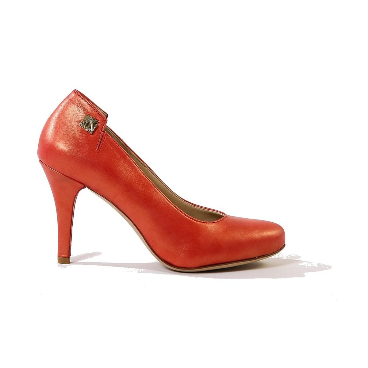 4NIGHT'S 6159 SKY - Coral Leather Shoes