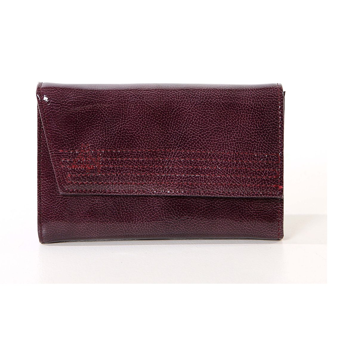 4NIGHT'S 6154 RING Wallet - Bordeaux V Leather Wallet