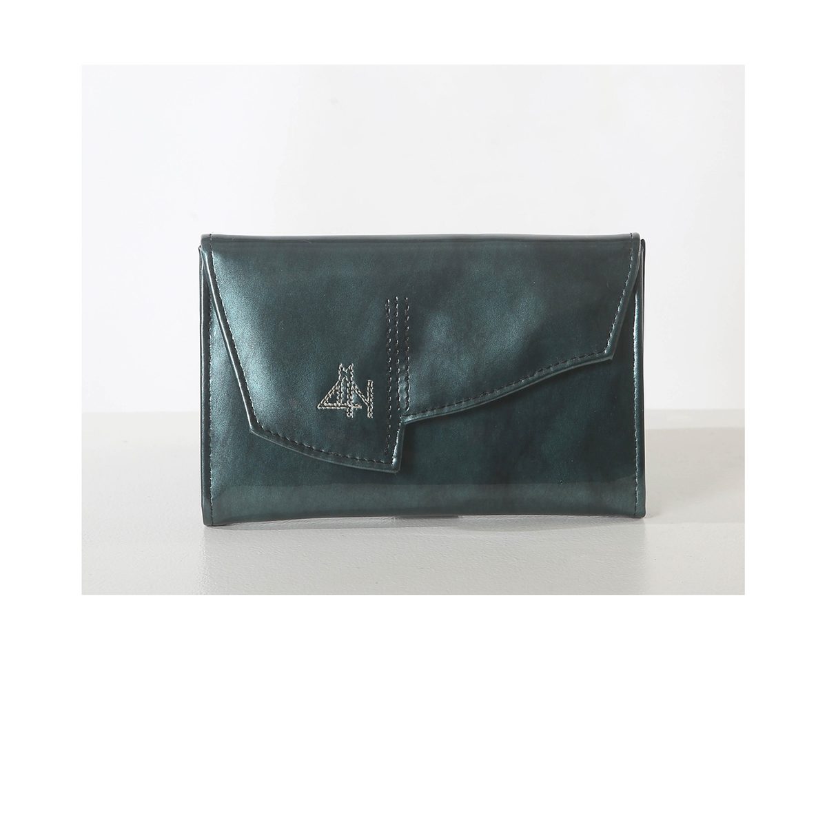 4NIGHT'S 6157 MOON Wallet - Green Petrol V Leather Wallet