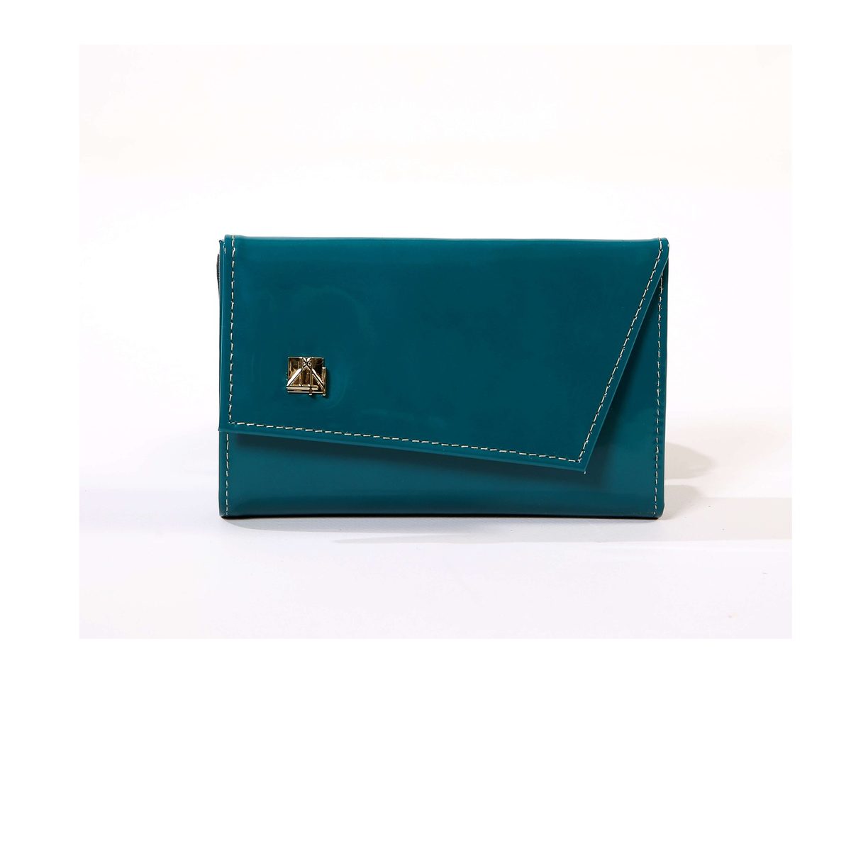 4NIGHT'S 6159 SKY Wallet - Green Teal V Leather Wallet